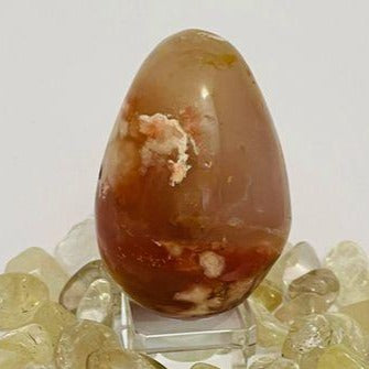 Flower Agate Egg # 185