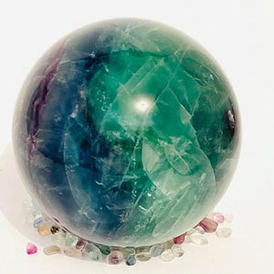 Rainbow Fluorite Sphere #189