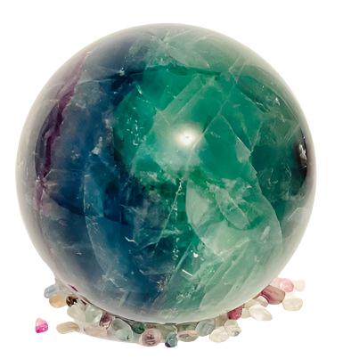 Rainbow Fluorite Sphere #189