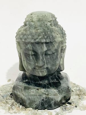 Labradorite Buddha Head #198