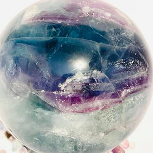 Rainbow Fluorite Sphere #22