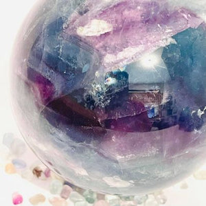 Rainbow Fluorite Sphere #22