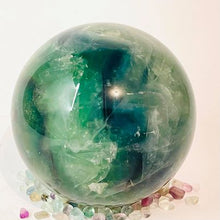 Load image into Gallery viewer, Rainbow Fluorite Sphere #23
