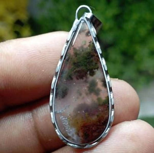 Moss Agate Pendant #111