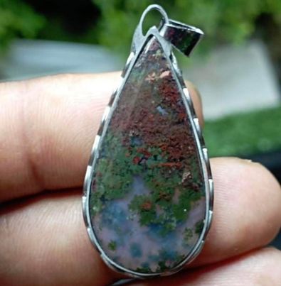 Moss Agate Pendant #180