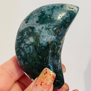 Moss Agate Moon # 3