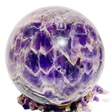 Load image into Gallery viewer, Chevron Amethyst Sphere #10
