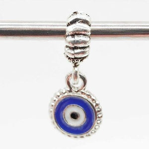 Pandora Inspired Charms - Silver Blue