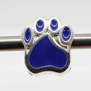 Pandora Inspired Charms - Silver Blue