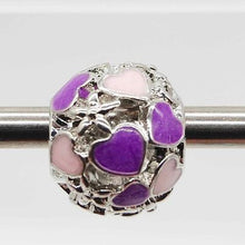 Load image into Gallery viewer, Pandora Inspired Charms - Silver Purple
