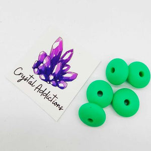 Beads - Silicone Plain Lentils 12mm