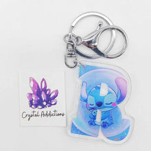 Load image into Gallery viewer, Stitch Initial Keyrings
