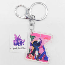 Load image into Gallery viewer, Stitch Initial Keyrings
