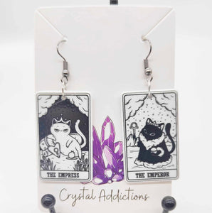 Tarot Cat Earrings