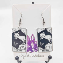 Load image into Gallery viewer, Tarot Cat Earrings
