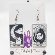 Load image into Gallery viewer, Tarot Cat Earrings
