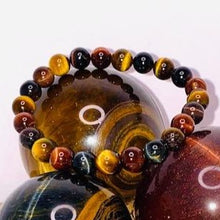 Load image into Gallery viewer, 3 Tiger&#39;s Eye Bracelet
