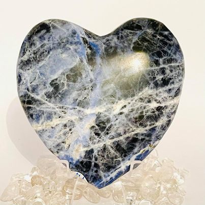 Sodalite Heart #4