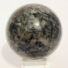 Load image into Gallery viewer, Black Tourmaline in Quartz Sphere #54
