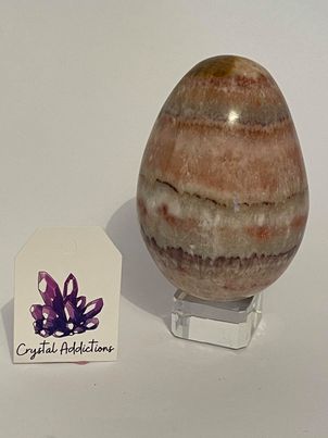 Banded Calcite Egg #58