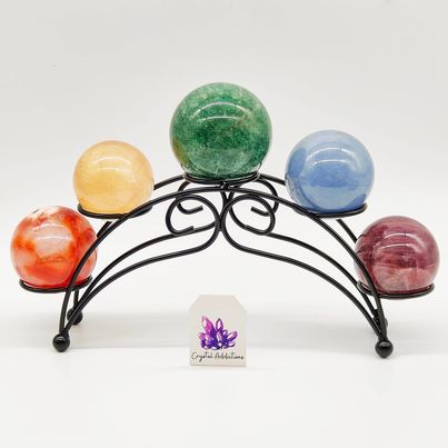 5 Sphere Arched Metal Stand