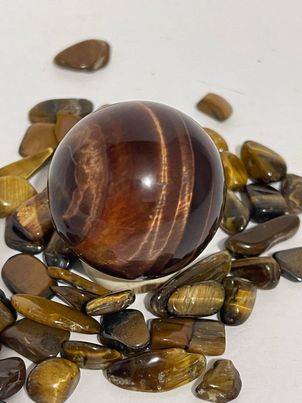 Red Tiger's Eye Sphere #62