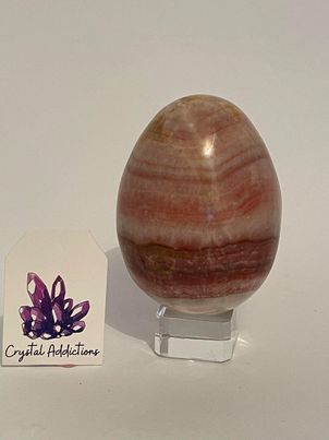 Banded Calcite Egg #62