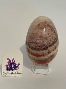 Banded Calcite Egg #82