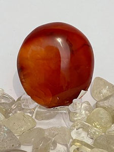 Carnelian Palmstone #83