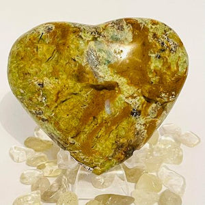 Green Opal Heart #89