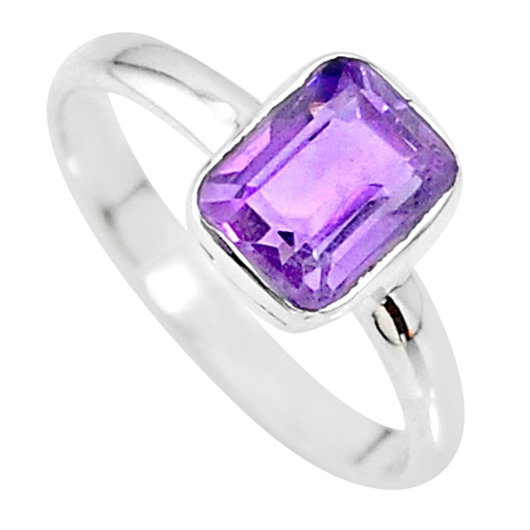 Purple Amethyst Ring # 10