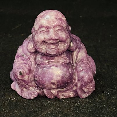Lepidolite Buddha #99