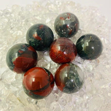 Load image into Gallery viewer, African Bloodstone Mini Spheres
