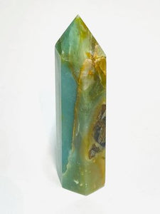 Amazonite with Black Tourmaline Point # 98