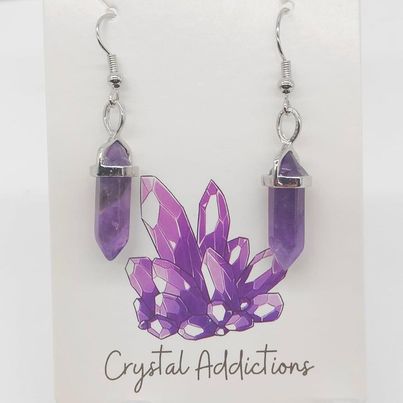 Amethyst D/T Dangle Earrings