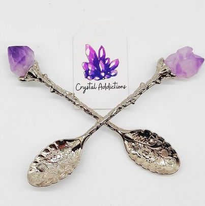 Amethyst Root Altar Spoon