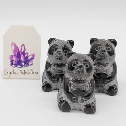 Black Obsidian Pandas