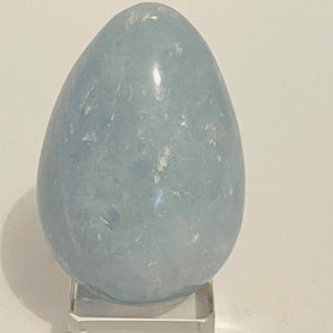 Blue Calcite Egg # 52