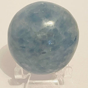 Blue Calcite Palmstone #75