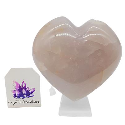 Blue Rose Quartz Heart # 169 P.I.