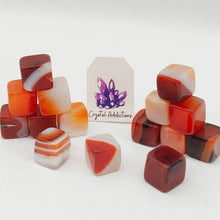 Load image into Gallery viewer, Carnelian High Grade Cubed Tumbles
