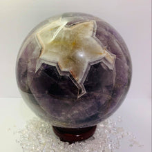 Load image into Gallery viewer, Chevron Amethyst Sphere XL #100
