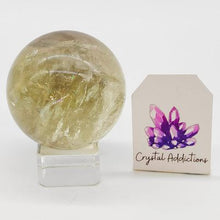 Load image into Gallery viewer, Citrine Sphere w/Phantom # 193
