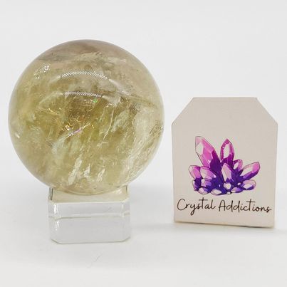 Citrine Sphere w/Phantom # 193