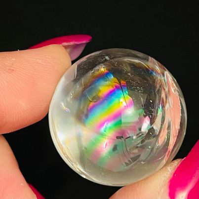 Rainbow Clear Quartz AAA Grade Spheres