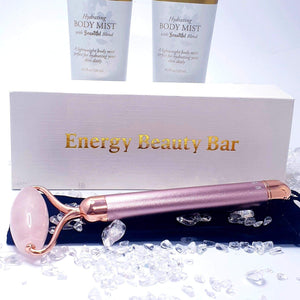 Electric Rose Quartz Face Massager