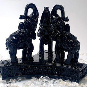 Wooden 3 Elephant Stand XL