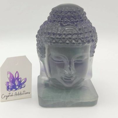 Fluorite Buddha Head # 171
