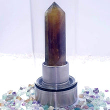 Load image into Gallery viewer, Rainbow Fluorite Stainless Steel Drink Bottle
