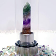 Load image into Gallery viewer, Rainbow Fluorite Stainless Steel Drink Bottle
